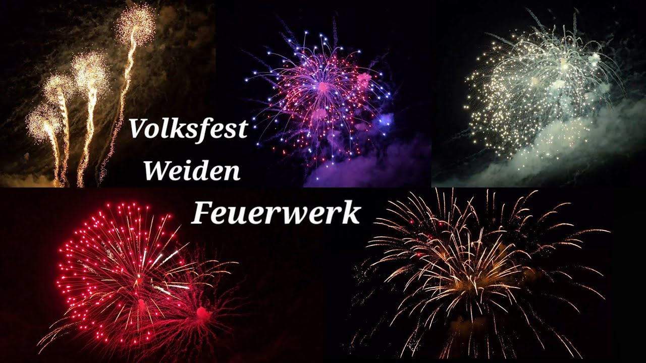 [4K] Volksfest Weiden i.d.OPf 19.09.2025 - Feuerwerk 