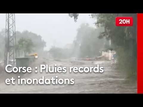 Haute-Corse: Historic rainfall record and major flooding