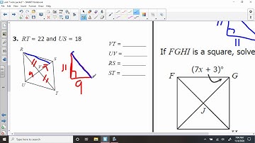unit 7   rhombus and square