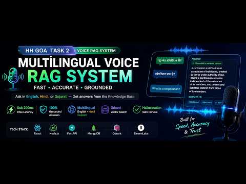 Multilingual Voice RAG System | HH Goa Task 2