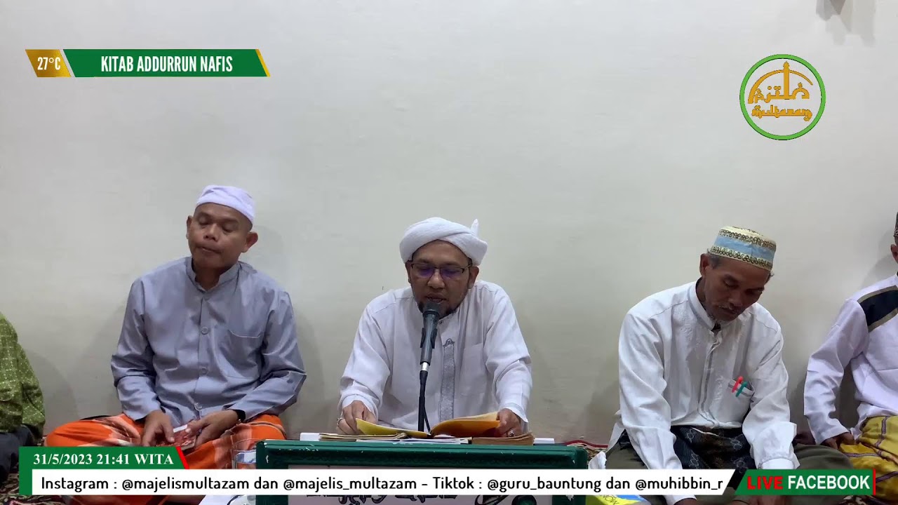 🔴[LIVE] 31/05/2023 | KITAB ADDURRUN NAFIS - MAJELIS TA'LIM MULTAZAM