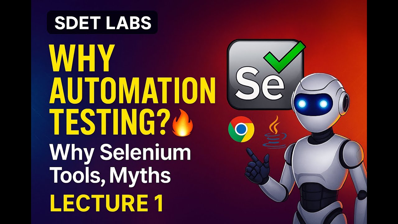 Master Automation Testing with Selenium in 15 Minutes | Lecture 1 🔥 ...