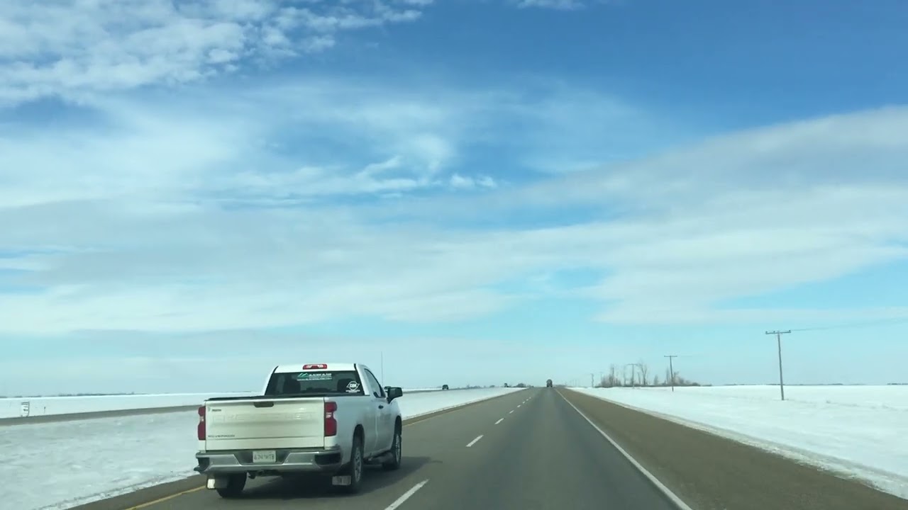 Regina to Saskatoon (Winter)