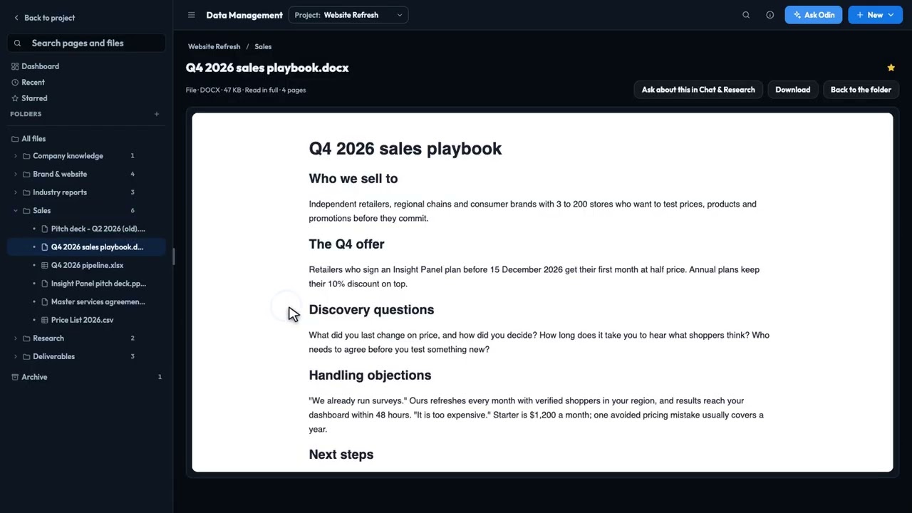 Video thumbnail: Data Management Overview