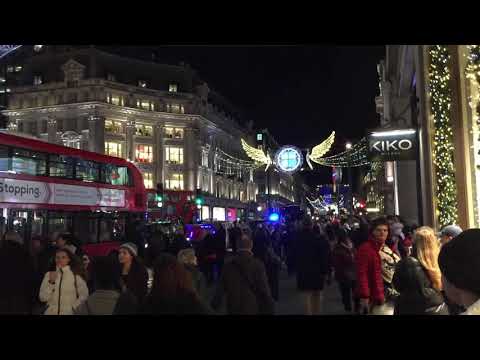 Emergency evacuation Oxford Circus station. 06.12.2019 @ 18:18 London U.K.