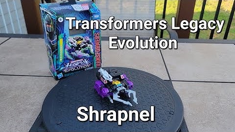 Transformers Legacy Evolution Shrapnel: Quick Review #transformers #hasbro #legacy