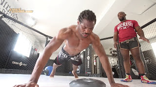 Entrainement de Francis NGANNOU avec Fernand Lopez