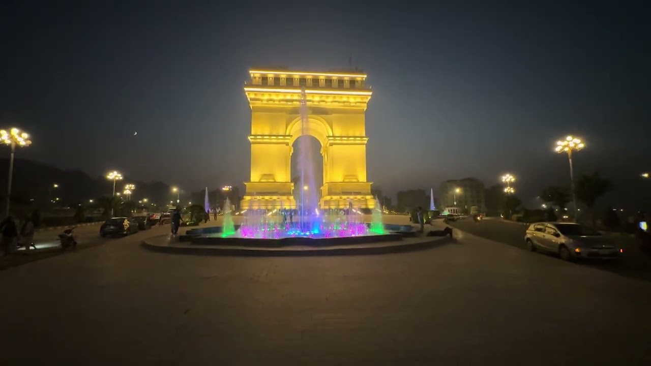 Faisal Hills A Block The Arch  Dancing fountain
