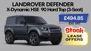 Lease the  Land Rover Defender 90 Hardtop D350 X-Dynamic HSE from £494.85 + VAT. While stocks last Land Rover Defender 90 Lease Deals