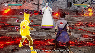 JUMP FORCE - Perfect Six Paths Naruto & Rinnegan Sasuke vs Kaguya