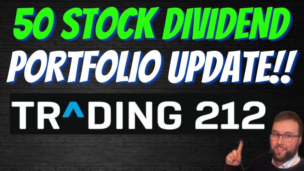50 Stock Dividend Portfolio Update| Trading212| Dollar Cost Averaging| Dividend Compounding Effect!!