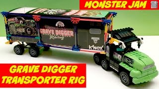 Monster Jam Knex Grave Digger Transporter Rig Max-D El Toro Loco