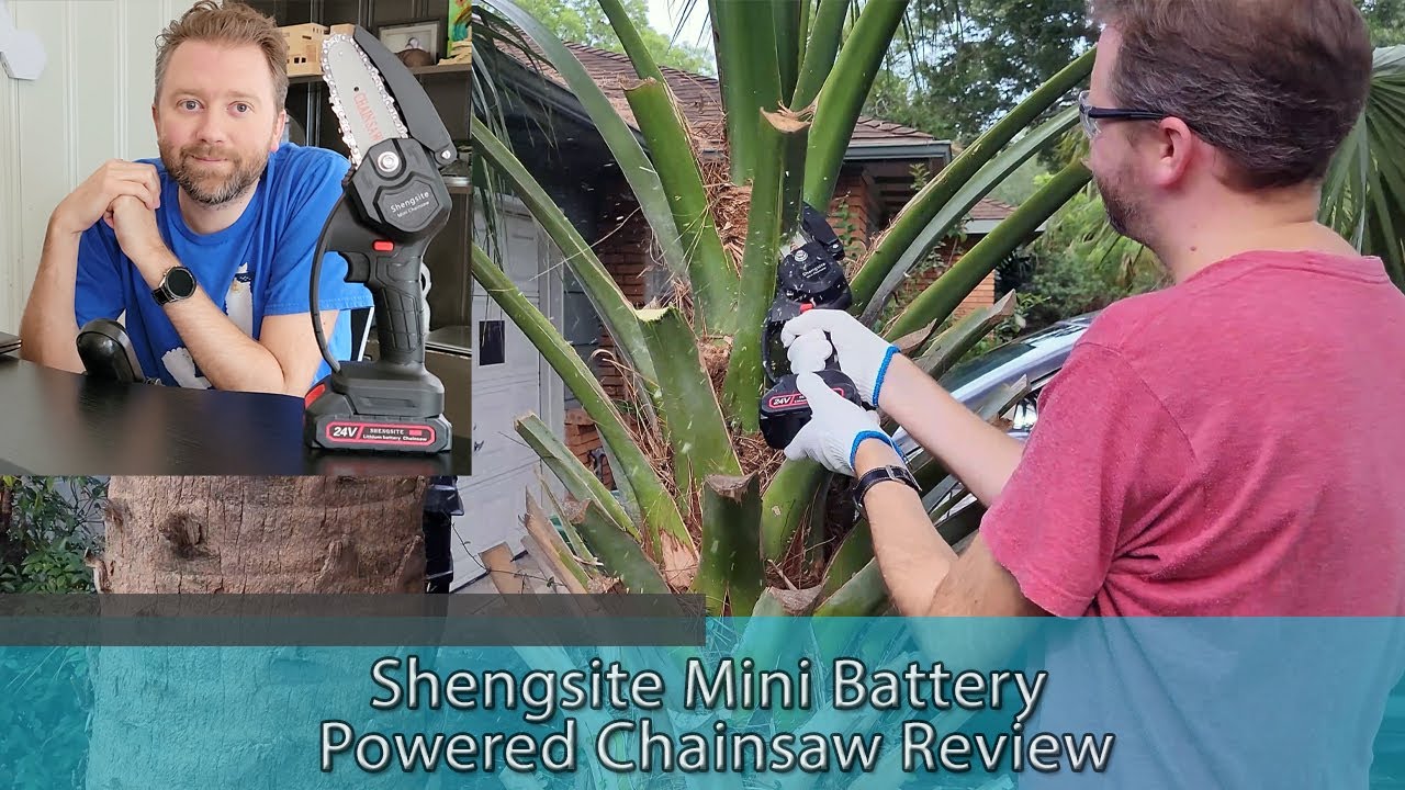 BEST TINY CHAINSAW FOR YARD WORK - Shengsite Mini Battery Powered ...
