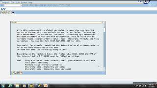 Day26 SAP BW: Reporting Hierarchy Node Var Customer Exit