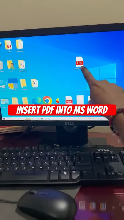 Insert PDF into MS Word | Word Tricks | #word #kannada #ytshorts #pdf #convert #pdftoword