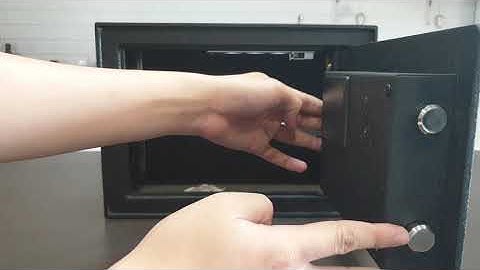 Nikawa Fingerprint Security Safe   Unlock Using Pin Register Finger Print