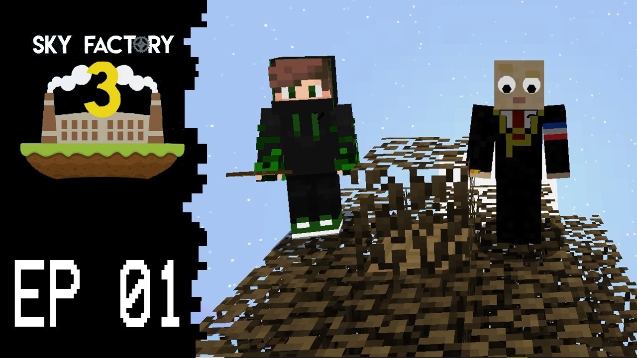Sky Factory 3 (Modded Minecraft) Ep 01 : Twerking and Falling - YouTube