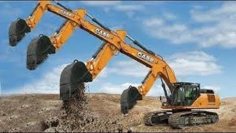 Unreal cool excavators at work.