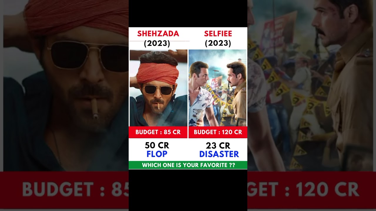 Shehzada Vs Selfiee Movie Comparision || Box Office Collection 