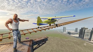 Plane vs Sky Track Challenge | Will It Survived? 🚀// Indian bike driving 3d  screenshot 5
