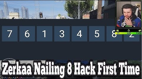 Zerkaa Nailing 8 Hack First Time | No-Pixel 3.1