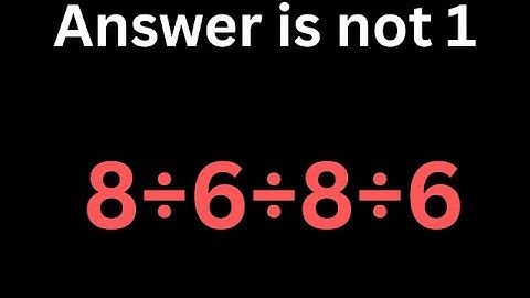Try Solving This Tricky Math Expression!