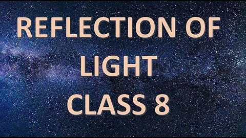 REFLECTION OF LIGHT CLASS 8 LIVING SCIENCE SOLUTION