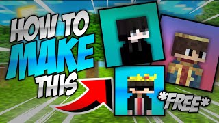 How To Make This Minecraft Pixel Profile Picture For Free !! | Minecraft Skin Logo Tutorial