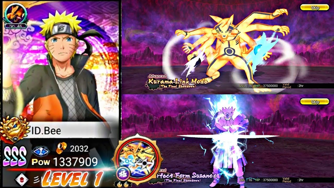 SAM 47 : Naruto TFS vs Perfect Form Susano'o & Kurama Link Mode [Mirage ...