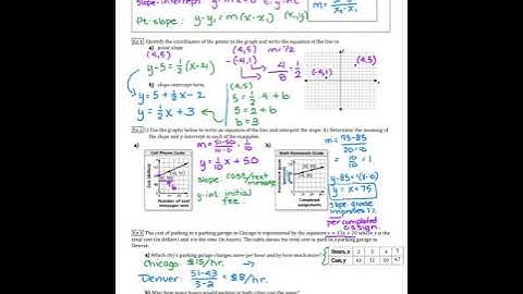 A2 1.3 Modelling with Linear Equations