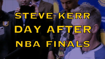 Entire STEVE KERR exit interview from Warriors HQ in Oakland, day after 2019 NBA Finals