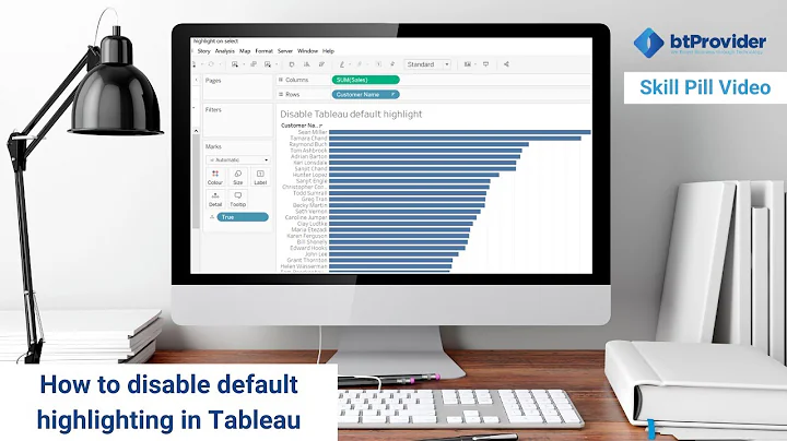 How to disable default highlighting in Tableau