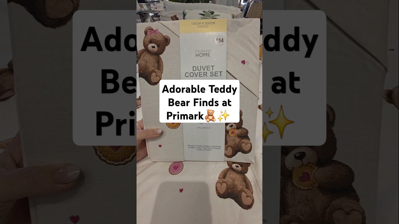 The  CUTEST Teddy Bear Finds You’ll Love from Primark! 🤎