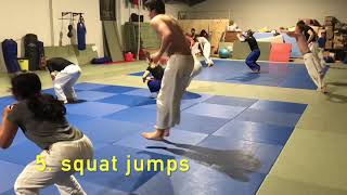 JUDO After training BURN-out CIRCUIT  7 exercises x30 secs