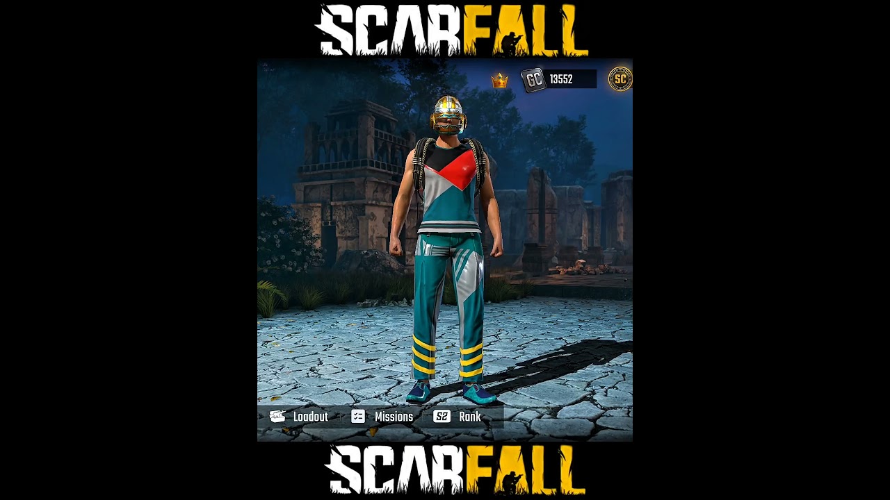 new scar gun in indian game scarfall 🤯