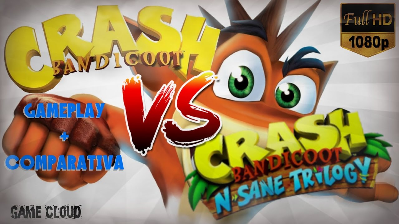 Crash Bandicoot Remastered Vs Original