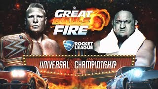 WWE Great Balls Of Fire 2017 - Brock Lesnar VS Samoa Joe (UNIVERSAL CHAMPIONSHIP) MATCH HD