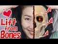 💀Lift up your Face by Stimulating Bones! How to Remove Eye Bags, Forehead Sagging and Double Chin