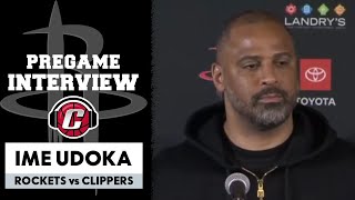 Ime Udoka Pregame | Rockets vs Clippers | 4/9/2025