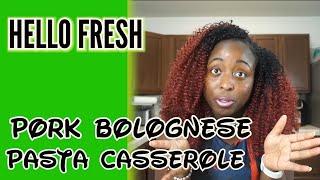 Hello Fresh Mealkit Review Pork Bolognese How Long Does It Really take to Cook?
