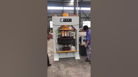 160 ton hydraulic forklift solid tire press machine