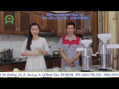 Video Máy làm sữa đậu, Máy xay đậu nành gia đinh - youtube
