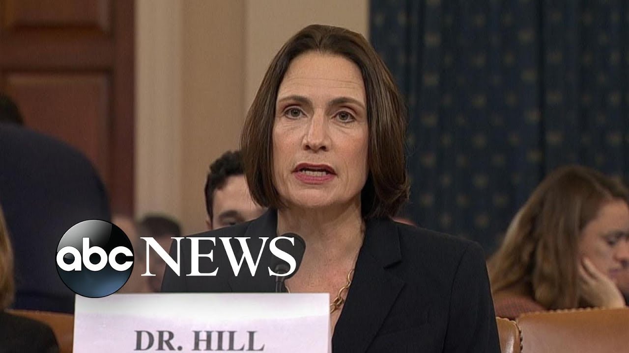 Fiona Hill blasts ‘fictional narrative’ that Ukraine interfered in elections | ABC News