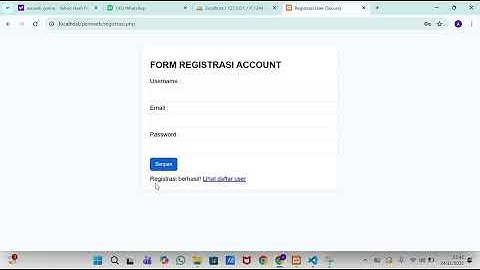 Tugas Video Pemrograman Web