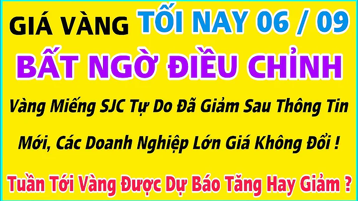 Giá vàng hôm nay 9999 ngày 6/9/2025 | GIÁ VÀNG MỚI NHẤT || Xem bảng giá vàng SJC 9999 24K 18K 10K