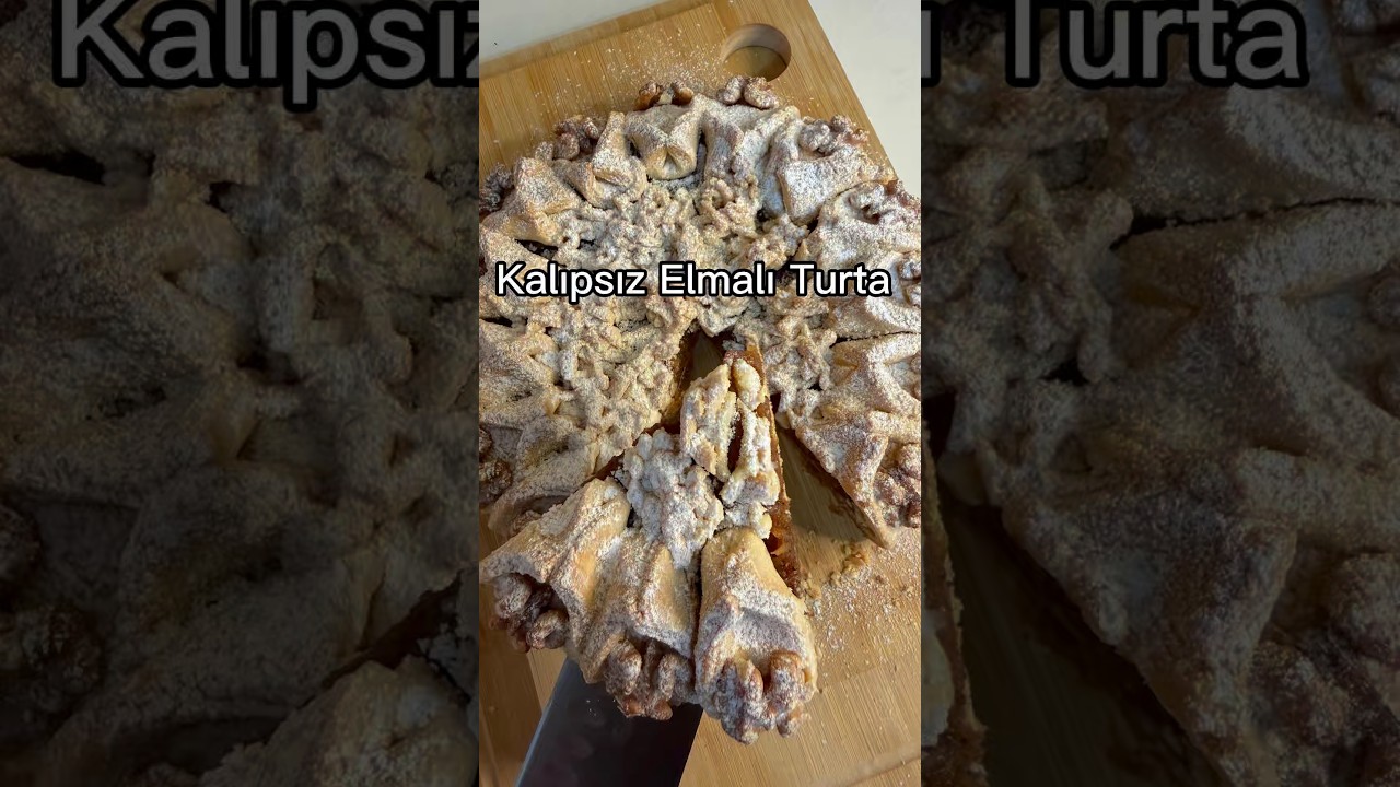 🍎 KALIPSIZ ELMALI TURTA TARİFİ 🥧
