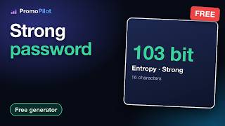 Password Generator Free: Strong Random Passwords with Entropy Check