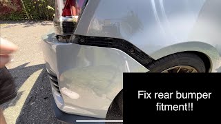 How to replace a rear bumper bracket on a 2011-2016 Scion tC