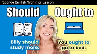 Should VS Ought To  What's the Difference? | English Grammar Modal Verbs + QUIZ