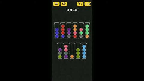 Ball Sort Puzzle || Level 38 || Walkthrough  IOS   Android